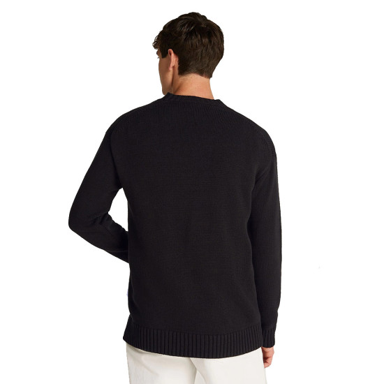 Calvin Klein Ανδρική πλεκτή μπλούζα Chenille Monologo Sweater